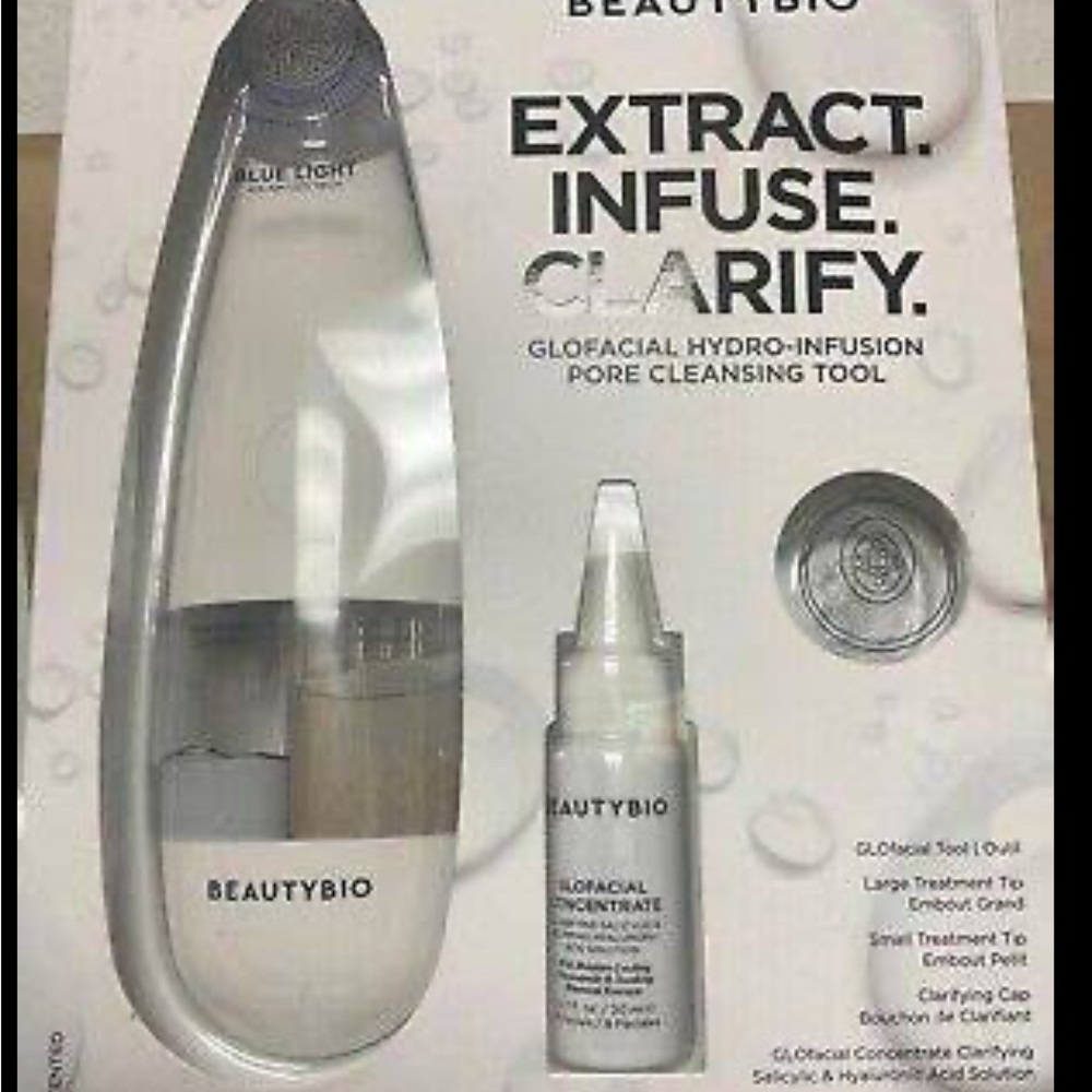 BeautyBio Glacial Hydro-Infusion Pore Cleansing Tool - White